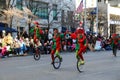 Unicyclers at Parade